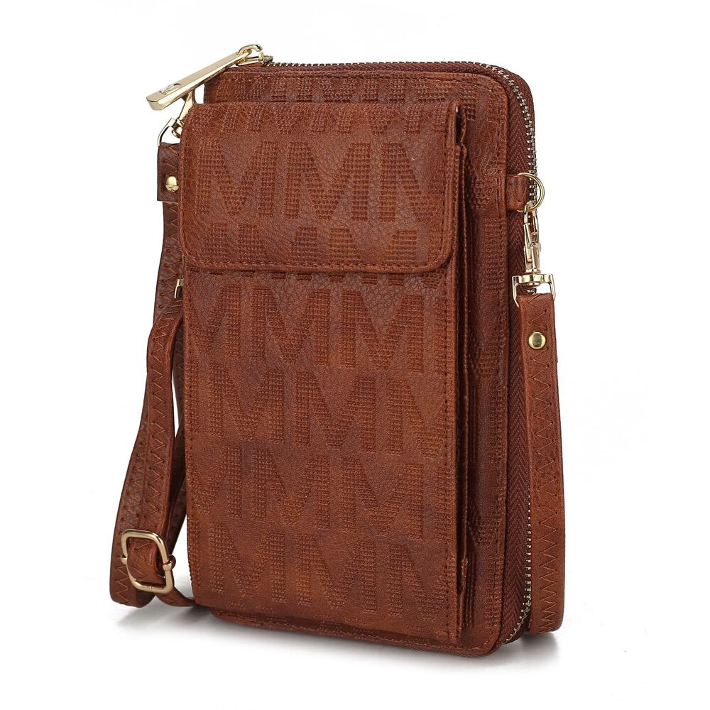 9033 Crossbody Cellphone Handbag Wallet Purse – PU Leather Multi Pockets